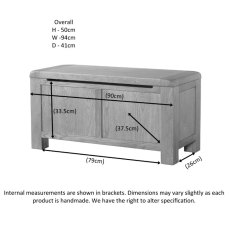 Avon Oak Blanket Box Avon Oak Blanket Box