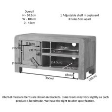 Avon Oak Standard Television Unit Avon Oak Standard Television Unit