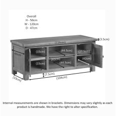 Bristol Oak Large TV Unit Bristol Oak Large TV Unit