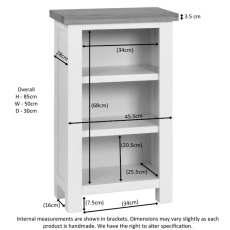 Bristol Painted Small Bookcase Bristol Painted Small Bookcase