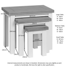 Bristol Painted Nest of Tables Bristol Painted Nest of Tables