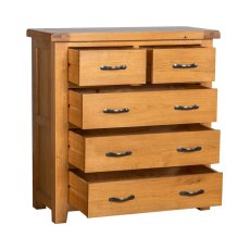 Oaken 3 + 2 Chest of Drawers