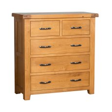 Oaken 3 + 2 Chest of Drawers