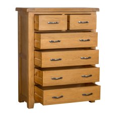 Oaken 4 + 2 Chest of Drawers