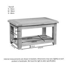 Oaken Standard Coffee Table Oaken Standard Coffee Table