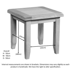 Oaken Lamp Table Oaken Lamp Table