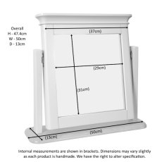 Lugano Dressing Table Mirror Lugano Dressing Table Mirror