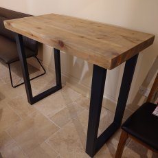 Clearance 120cm Pine Bar Table Clearance 120cm Pine Bar Table