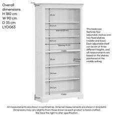Lugano 6'0 Large Bookcase Lugano 6'0 Large Bookcase