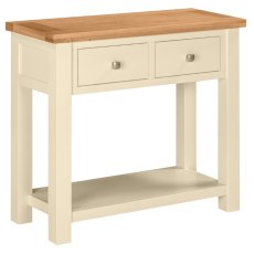 Bristol Painted Console with 2 Drawers & Shelf Bristol Painted Console with 2 Drawers & Shelf