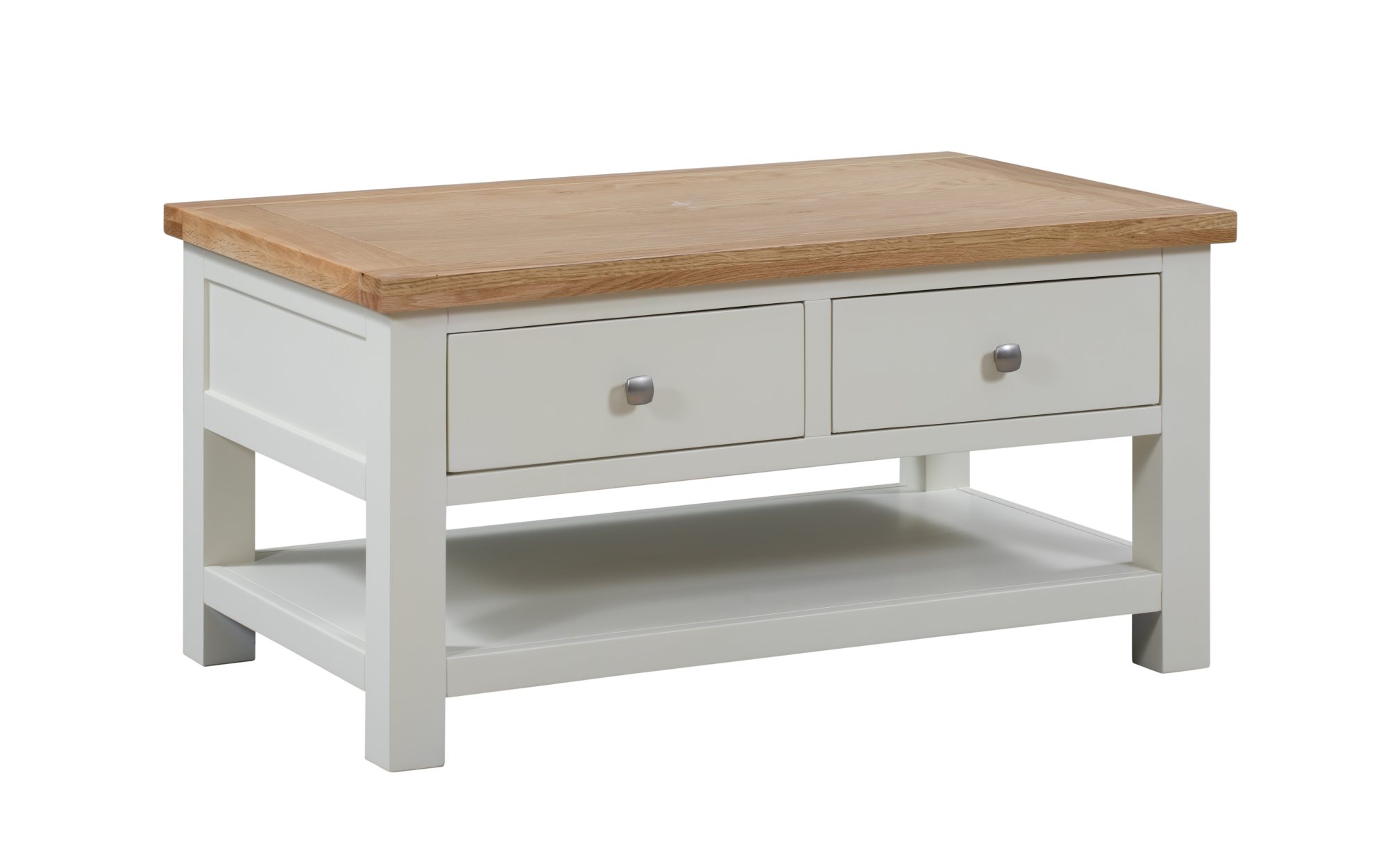 Bristol Bristol Ivory Painted Coffee Table with 2 Drawers - Old ...