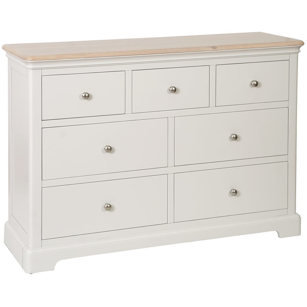 Lugano 3 Over 4 Combination Chest - Old Creamery Furniture