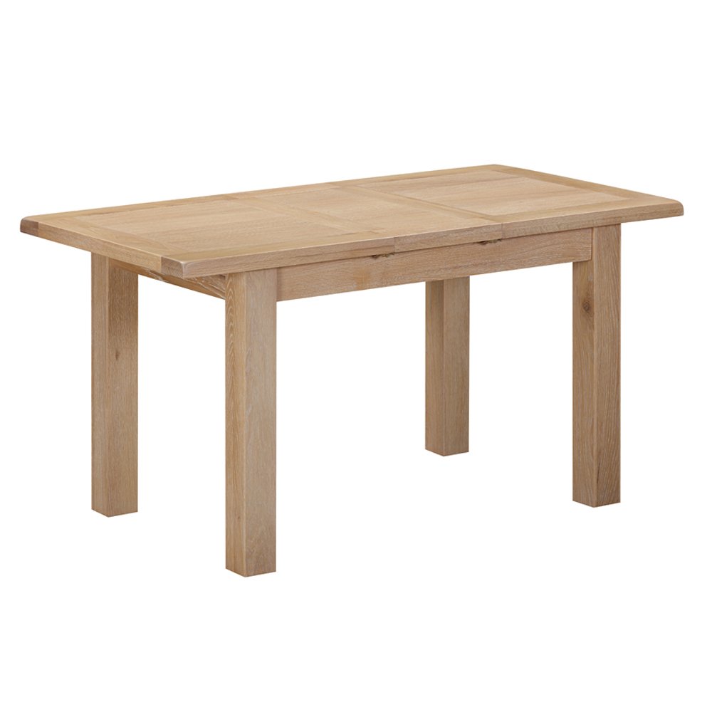 Milford Oak 120-153cm Extending Dining Table - Old Creamery Furniture