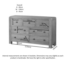 Avon Oak 3 Over 4 Chest of Drawers Avon Oak 3 Over 4 Chest of Drawers