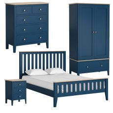 Oxford Painted Blue Bedroom Set