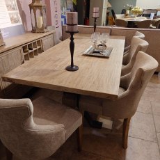 Clearance Harbour Large Dining Table & 6 Chairs