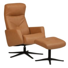 Space 2100 Recliner Chair With Footstool