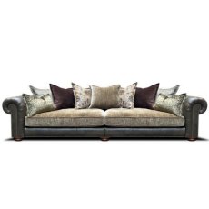 San Remo 4 Seater Sofa with Buttoned Arm