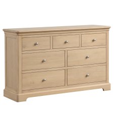 Lugano Oak 3 Over 4 Combination Chest