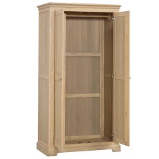 Lugano Oak All Hanging Double Wardrobe