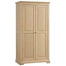 Lugano Oak All Hanging Double Wardrobe