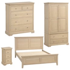 Lugano Oak Bedroom Set