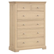 Lugano Oak 2 + 4 Drawer Chest