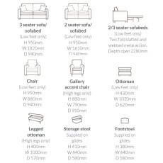 Padstow 2 Seater Sofabed with Premium Mattress