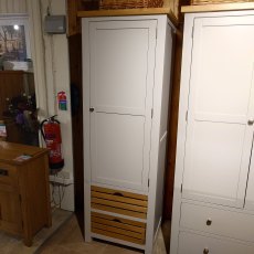 Clearance Bristol Painted Single Larder (Cobblestone Paint)