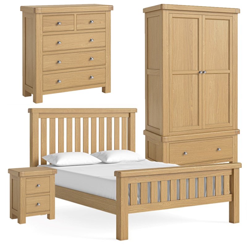 Wellington Oak Bedroom Set