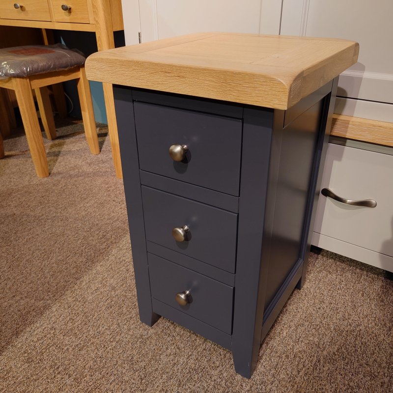 Clearance Milford Painted Compact Bedside (Raven)