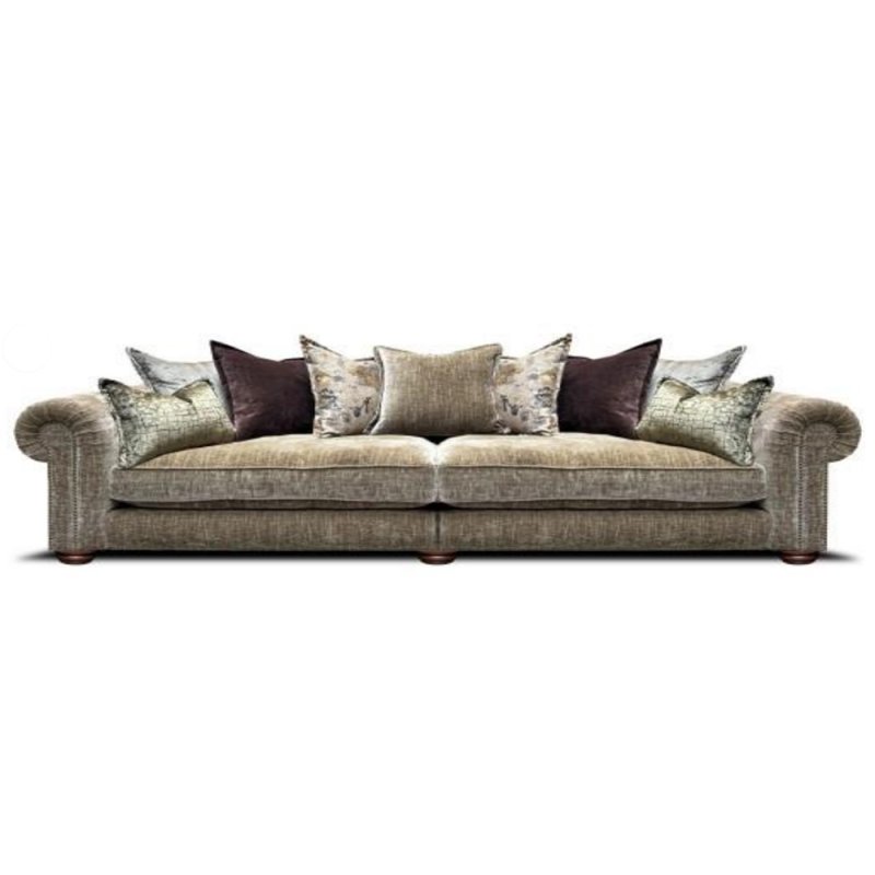 San Remo 4 Seater Sofa with Plain Arm