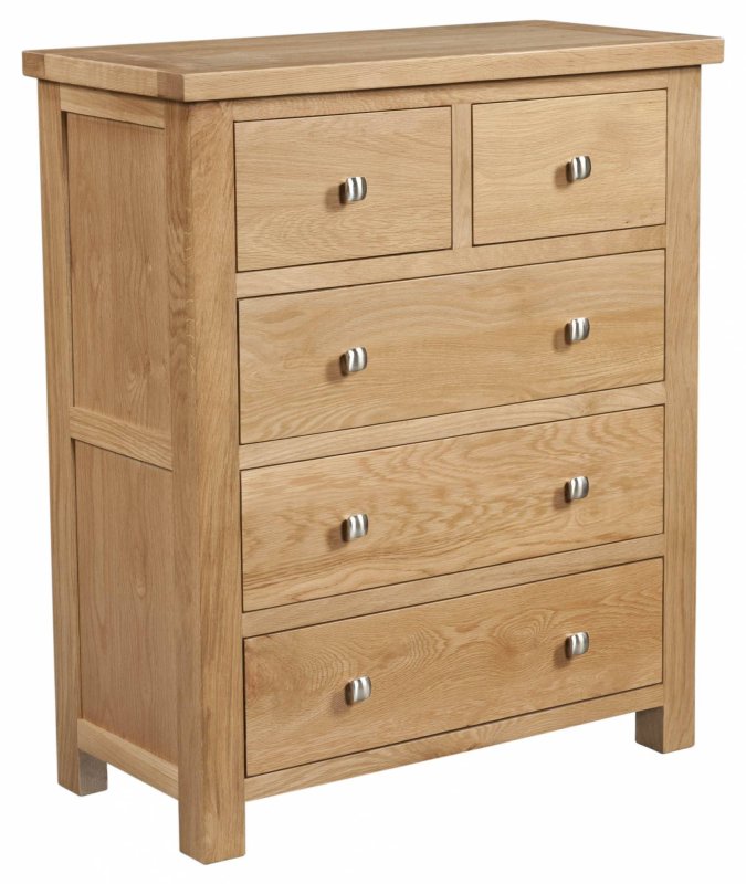 Bristol Oak 2 + 3 Chest of Drawers