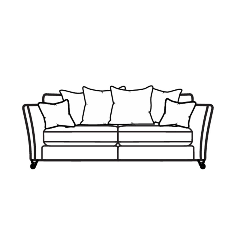 Parker Knoll Harlow Large 2 Seater Sofa (Pillow Back)