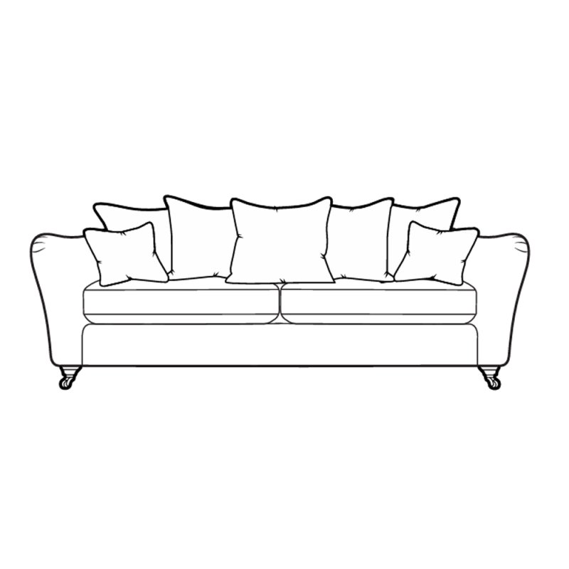 Parker Knoll Harriet Grand Sofa (Pillow Back)