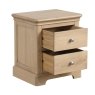 Lugano Oak 2 Drawer Bedside