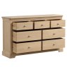 Lugano Oak 3 Over 4 Combination Chest