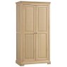 Lugano Oak All Hanging Double Wardrobe