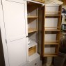 Clearance Bristol Painted Double Larder (Cobblestone Paint)